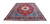 9'10 x 12'10 Persian Tabriz rug angled on white, showing full floral field and palmette borders