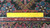 Back of rug with ruler showing knots per square inch, cotton foundation and wool pile