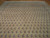 10x13 Persian Kerman rug showing dense all over boteh pattern in blue and rose