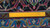 Ruler laid across the border to gauge knots per square inch on this 8x12 rug