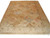 Full view of 8'11" x 11'9" Chobi Peshawar rug with camel field and diamond lattice