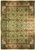 10 x 14 Persian rug displayed flat, all over floral field framed by three ornate borders