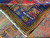 Back of the 5 x 17 runner showing hand-knotted construction, tight weave and wrapped selvage