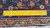 Back of the 9x11 Persian rug with ruler over tight knot rows and cotton foundation