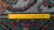 Reverse side with ruler illustrating knots per square inch across the tight cotton foundation weave