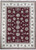 Burgundy and ivory Sino-Tabriz wool and silk rug with all over floral field and wide border