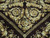 Diamond frame corner showing laurel leaf chain, gold rosettes and curling acanthus leaves