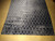 10' x 14' contemporary Indian rug in blue and grey, full length, borderless modern design