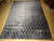 Blue modern hand-knotted rug photographed flat, ideal large area rug for living room or dining room