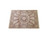 Full rug displayed flat, showing sage green borders framing a burgundy star medallion