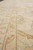 Close-up of the guard stripes showing hand-spun wool texture, knot rows and vegetable dye tones