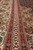 Guard stripes and ivory main border detail with blue, pink and gold flower repeats