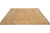 Low angle view of neutral brown Chobi Peshawar rug showing even pile and straight edges