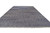Angled view of the 12' x 18'9" oversize hand-knotted Moroccan rug showing full banded layout