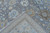 10x14 Oushak rug back and fringe detail showing even hand-knotted weave and cotton warps