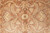 Field detail of all over Ziegler pattern with rosettes, serrated leaves and flowering vines