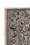 10x13 Persian Nain rug corner detail showing wool and silk pile, camel border and ivory fringe