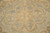 8' x 10'6" Ziegler Chobi rug macro showing hand knotted wool pile and ivory floral motif