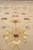 Floor level view down the field showing lotus blossoms, vine scrolls and silk sheen