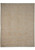 Full view of 9'7 x 11'8 Zigler Chobi rug with light green field and gold rosette lattice