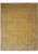 Gold field Persian Kashan rug with all over floral vine design and ivory floral border