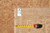 Back of rug with tape measure and tag marked F-4300 confirming 9'1" x 8'11" size