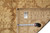 Back of the rug with hang tag marked F-4172, size 9 x 12, and tape measure