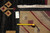 Tape measure and inventory tag confirming the 11'10" x 15' size of this Persian rug