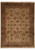 Full overhead view of 9 x 12 Jaipur Oriental rug with beige field and brown floral border