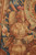 Hand-woven knight in armor with quiver of arrows, tulip and pink helmet plume detail