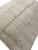 Angled full view of the 10' x 13'2" gray Gabbeh rug with minimal motif rows