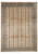 Full overhead view of 9'3" x 12'7" Pakistan Bokhara rug with beige field and repeating guls