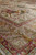 4 x 6 silk Oriental rug corner showing tree border meeting the hunting field
