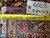 Back of the rug with tag 6003 and tape measure showing fine knot density