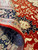 Rolled edge showing the tight hand-knotted back, roughly 400 knots per square inch weave