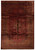 Full overhead view of 8'7 x 12'4 Persian Kashan rug with rust red floral field