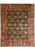 9'3" x 11'3" Jaipur Oriental rug with black all-over floral field and burgundy border