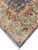 Ivory fringe and layered guard borders on this Afghan Chobi Ziegler wool rug corner