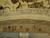8x8 round wool and silk rug edge and fringe measured with a ruler, authentic hand-knotted tag