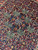 9'5" x 12' Bakhtiar rug detail showing ivory weeping willow panels and brown grapevine squares