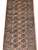 2'9" x 18'3" runner from above, columns of guls between wide rosette borders