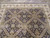 Field close-up with serrated leaves, stepped diamonds and small ivory cartouche panels throughout