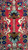 Detail of the red field with olive palmettes, navy florals and paired bird figures
