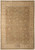 9' x 11'7" Ziegler Peshawar rug with olive sage green field and wide ivory floral border