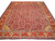 Full view of 10' x 13' Persian Mahal rug with mauve field and red floral border