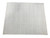 Angled floor view showing silver gray tonal striping across this large hand-knotted Indian wool rug