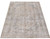 9'5" x 12'1" Persian wool rug angled view showing soft taupe field and ivory border