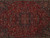 10x13 Mashad rug field showing lobed medallion, pendants and scrolling vine and leaf work