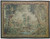 5'2" x 6'8" Chinese tapestry rug showing green verdure landscape with villa, bird and stream
