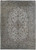 Ivory Persian Kashan rug with navy floral medallion and brown beige borders in hand-knotted wool